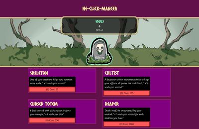 Skärmdump av spelet .