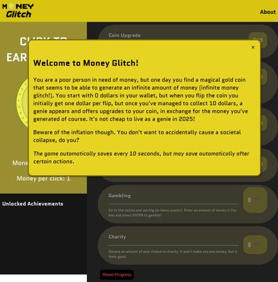 Skärmdump av spelet .