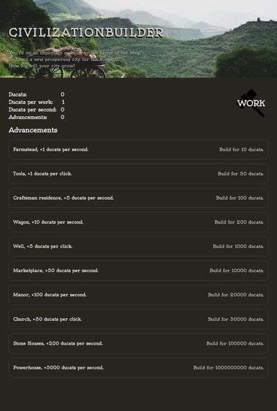 Skärmdump av spelet .